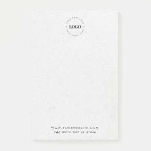 Grått Kraft din Anpassningsbar Business Logotyp & Post-it Block