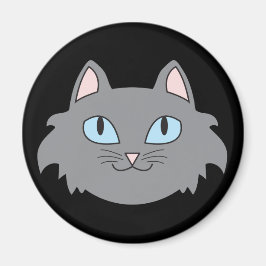 Grått, långfristigt, lågtemperaturrundad, magnet