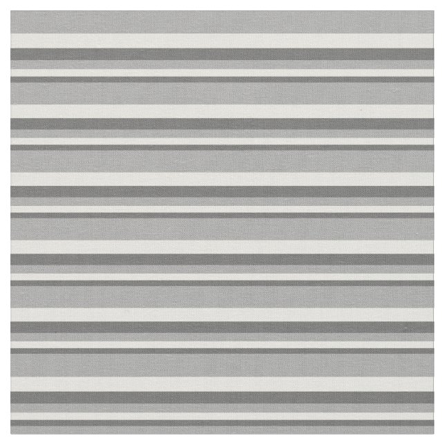 Grått, lätt Gult och Mörk Grått Färgad Linjer Tyg (Närbild)