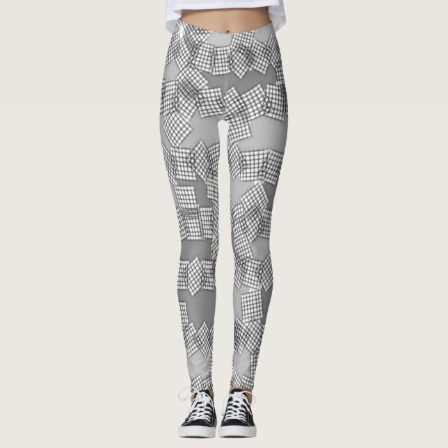 Grått Leggings (Framsida)
