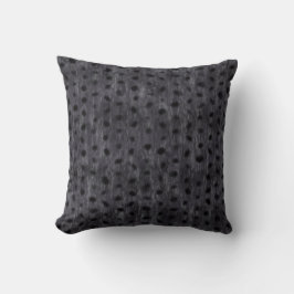 Grått Leopard Kudde