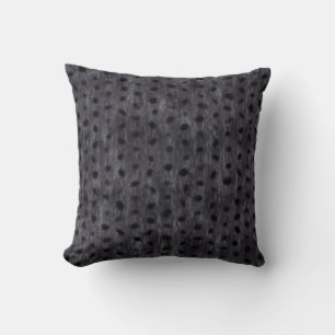 Grått Leopard Kudde