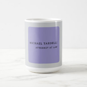 Grått Lila Minimalistisk klassisk Professionell Kaffemugg