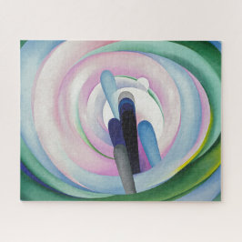 Grått Linjer w Black, Blue and Gult | O'Keeffe | Pussel