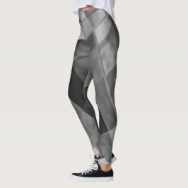 Grått-lutade kvadrater och rektanglar, lätt grått? leggings