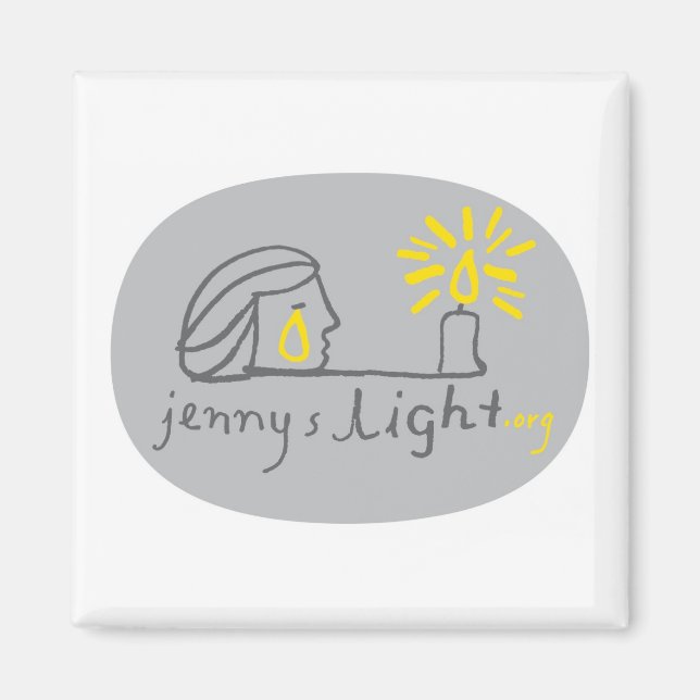 Grått Magnet (Framsidan)