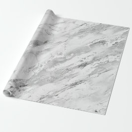 Grått Majestic Marble Impressions Wrapping Papper Presentpapper