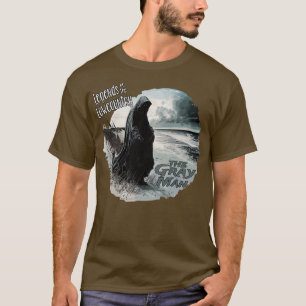Grått Man T Shirt