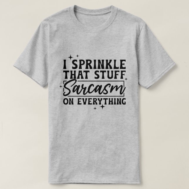 Grått Manar Personlig T-shirt (Design framsida)