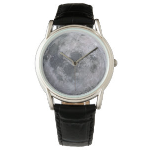 Grått måne fotofoto armbandsur