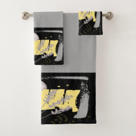 Grått Måne och en abstrakt för blomstervatten