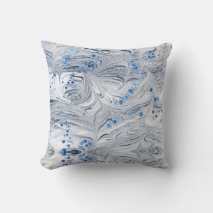 Grått marble kudde