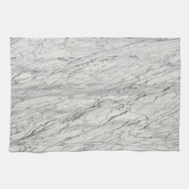 grått marble-snyggt av modern chic kökshandduk (Horisontell)