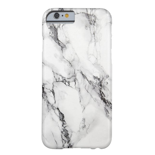 Grått Marble Stone Black Crack Case-Mate iPhone Skal (Baksidan)
