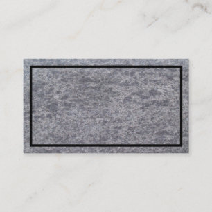 Grått Marble Textured Affärskort Visitkort