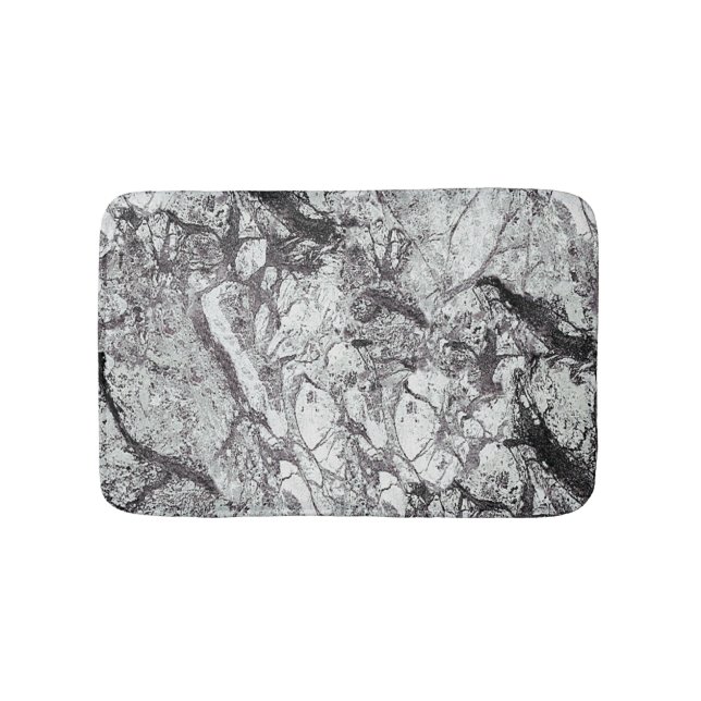 Grått Marble Titta Badrumsmatta (Framsidan)