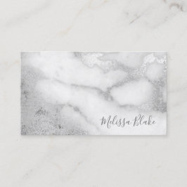 grått marble visitkort