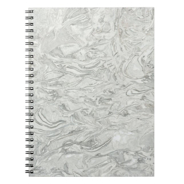 Grått marble yta mönster anteckningsbok (Framsidan)