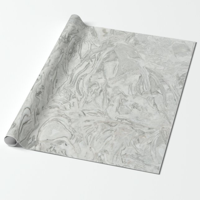 Grått marble yta mönster presentpapper (Utrullad)