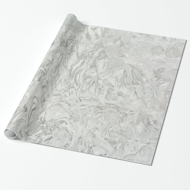 Grått marble yta mönster presentpapper (Utrullad)