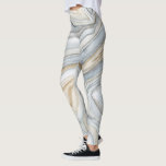 Grått MarLED Abstract Design Leggings<br><div class="desc">Grått Marded Abstract Design. Artist: Megan Meagher. Bild-ID: 90591FN.</div>