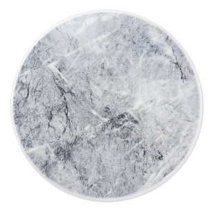 Grått-marmor med vitt lådhandtag, dörrknapp knopp