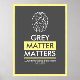 Grått Matter Matters Poster