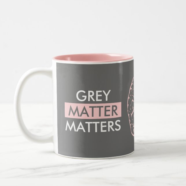Grått Matter Matters Två-Tonad Mugg (Vänster)
