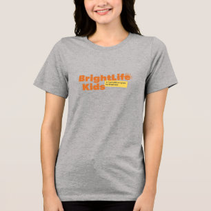 Grått med logotyp t shirt