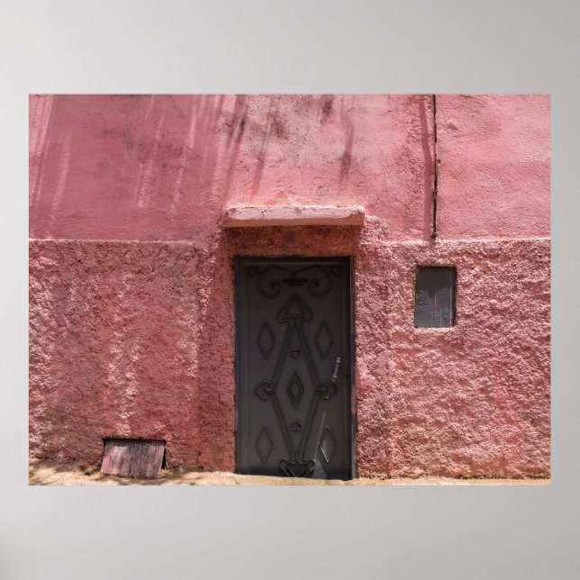 GRÅTT METALL DOOR RAM POSTER (Framsidan)