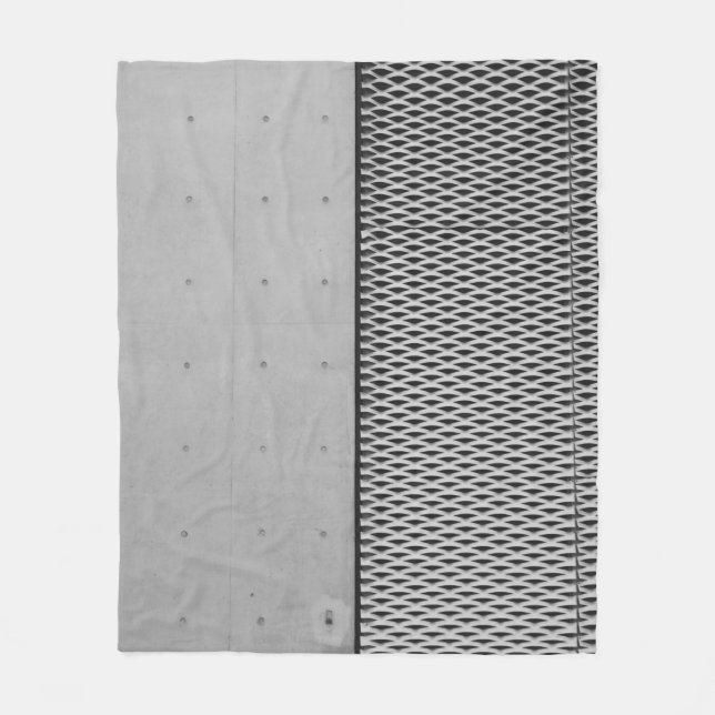 Grått metall galvaniserad lakan fleecefilt (Framsidan)