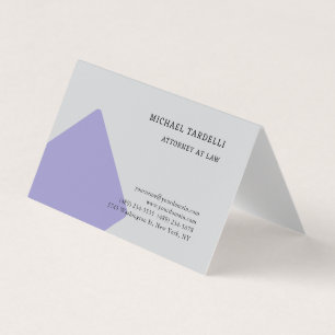 Grått-minimalistisk klassisk Professionell Visitkort