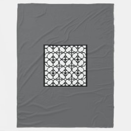 Grått Mode Large Fleecefilt