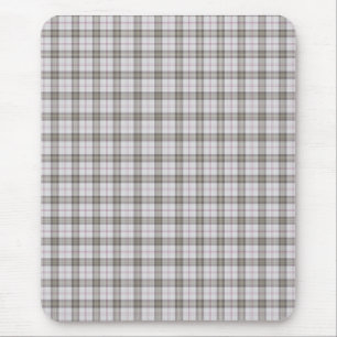 Grått mode tartan musmatta