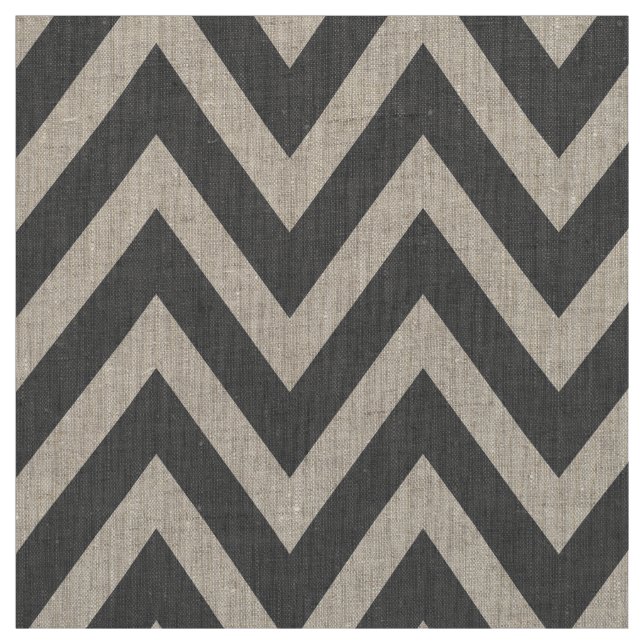 Grått Modern Chevron Large  Tyg (Provkarta)