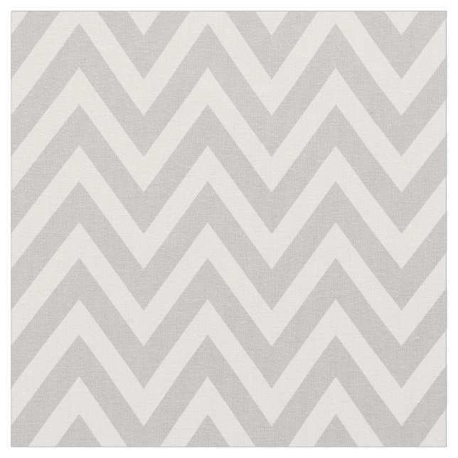 Grått Modern Chevron Rand Tyg (Närbild)