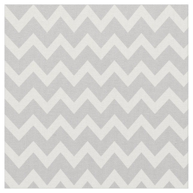 Grått Modern Chevron Tyg (Närbild)