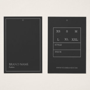 Grått Modern Märkres Visitkort