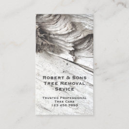 Grått Modern Rustic Träd Professionell | Lägg till Visitkort