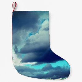 Grått moln liten julstrumpa