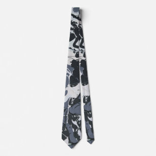 Grått monokrom modern abstrakt slips