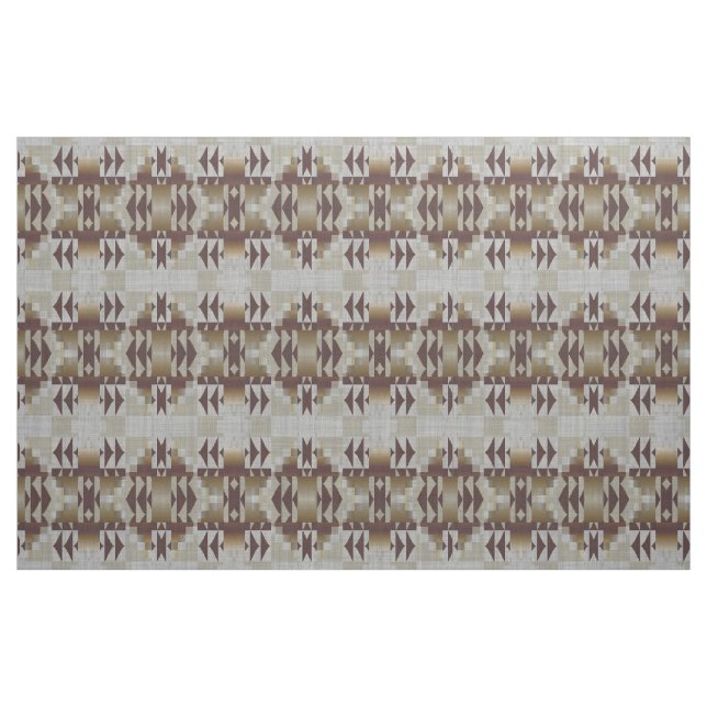 Grått Mörk Brown Taupe Khaki Beige Ethnic look Tyg (Fat Quarter)