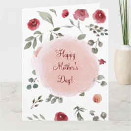 GRATT MORSDAGEN (ROSA ROSOR) KORT