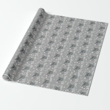 Grått Mouse på Polka dots