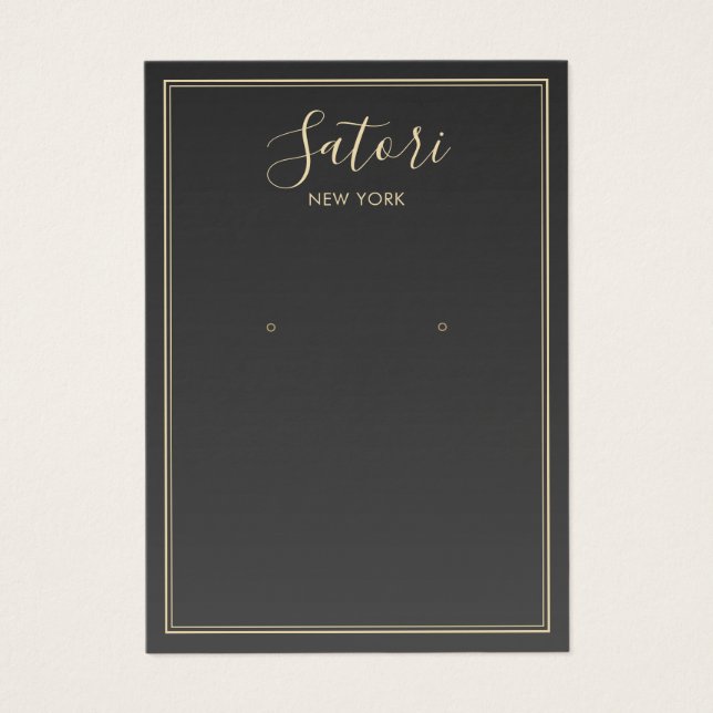 Grått Namnteckning Visning för avläsning av träkol Visitkort (Framsidan)