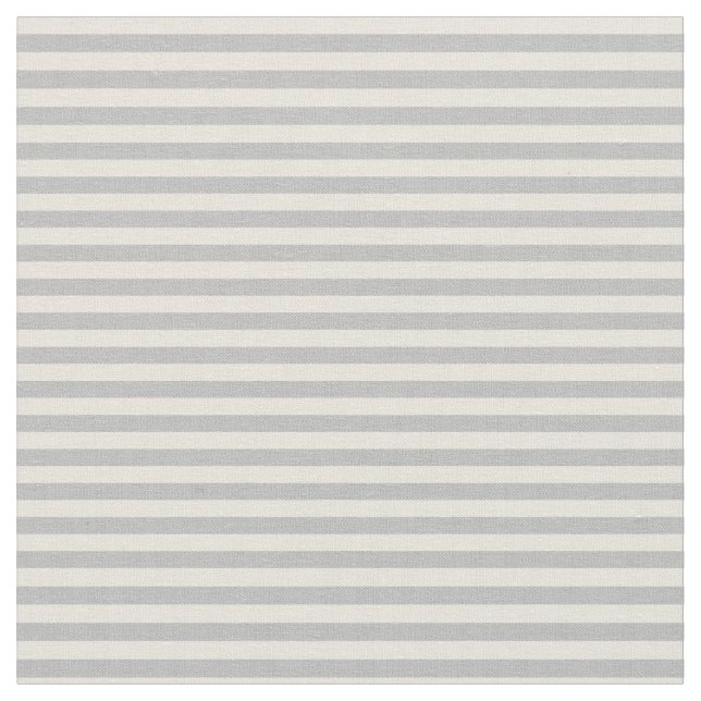 Grått och Beige Linten/Stripe Mönster Tyg (Närbild)