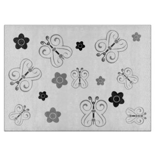 Grått- och Black Butterflies and Posies