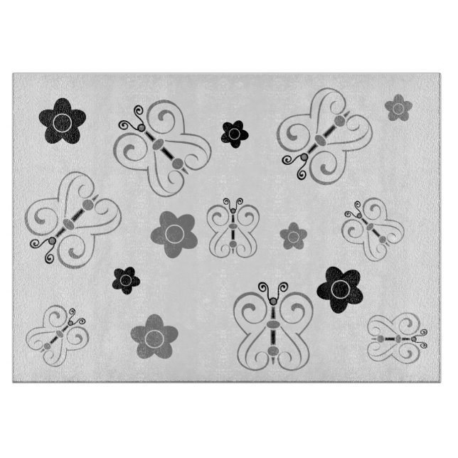 Grått- och Black Butterflies and Posies (Framsidan)