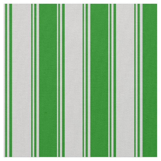 Grått och Grönt, stripe/lutande Mönster Tyg (Närbild)