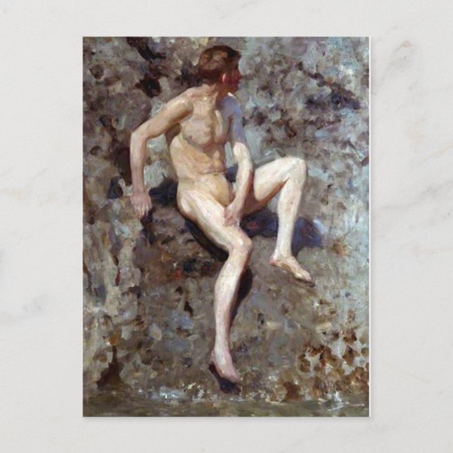 Grått och Grönt Vykort (Framsida)